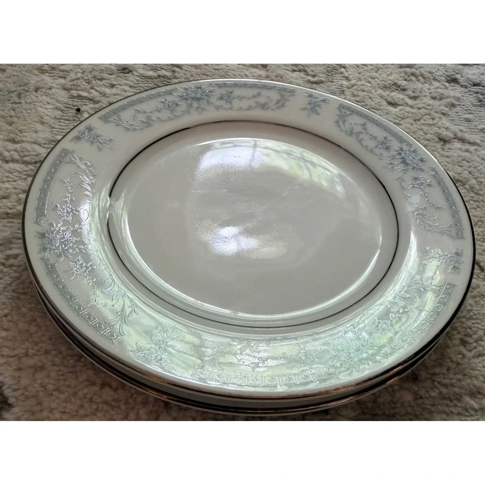 Sheffield Blue Whisper Porcelain Fine China Bread Butter‎ Plates Set of 2 Japan